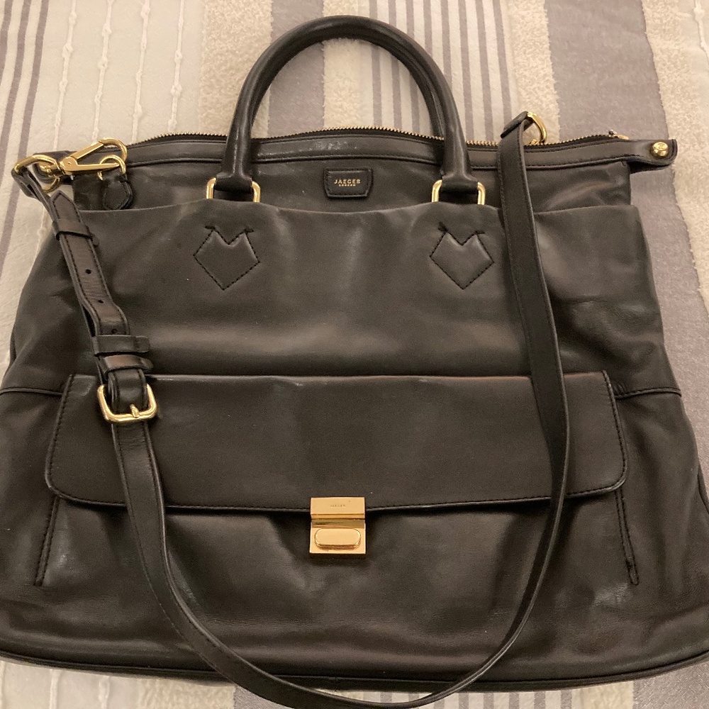 Leather Tote Bag - JAEGER London